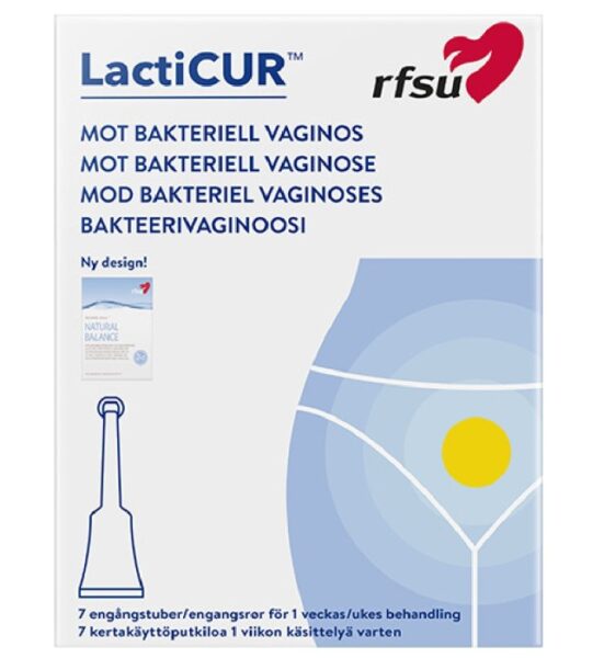 LactiCUR - Behandling mot bakteriell vaginos - RFSU