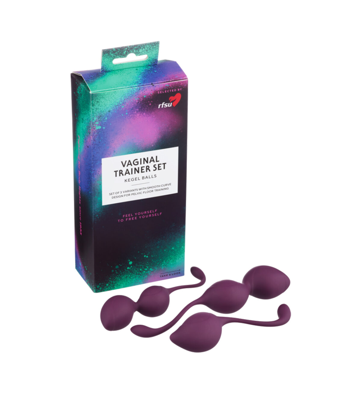 Vaginal Trainer Set - Set med 3 knipkulor i olika vikt -