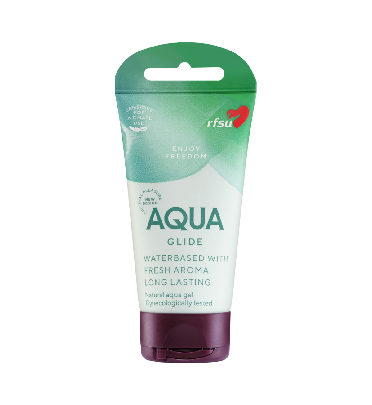 Aqua Glide 40ml - VANNBASERT GLIDEMIDDEL I SMIDIG STØRRELSE - RFSU
