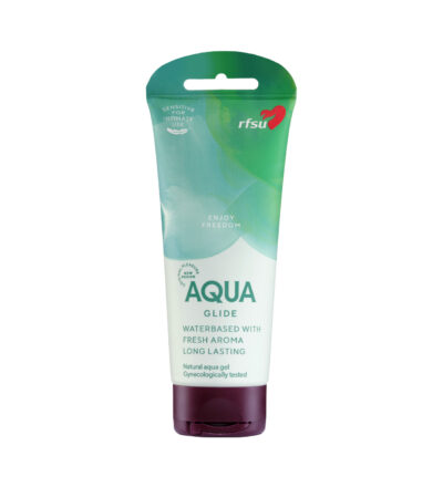 aqua glide glidmedel 100 ml rfsu front