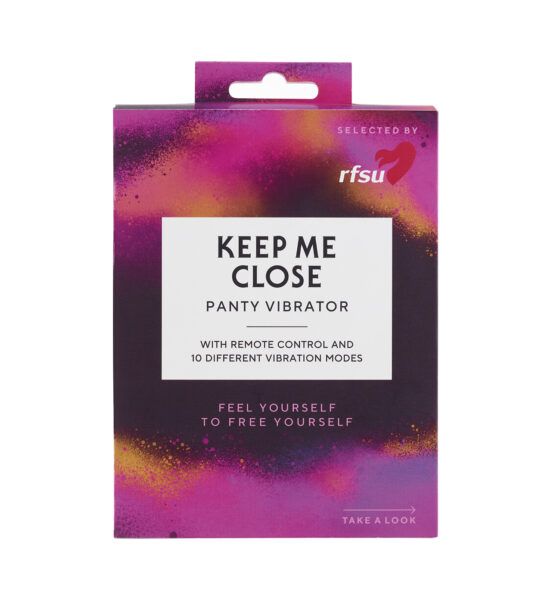 Keep Me Close trusevibrator - Diskré trusevibrator med fjernkontroll - RFSU