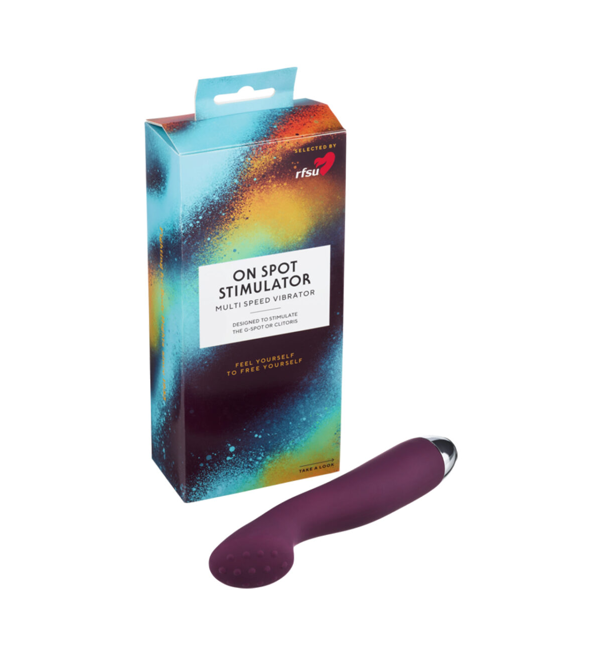 On Spot Stimulator - Vibrator med flatt og fleksibelt hode - RFSU