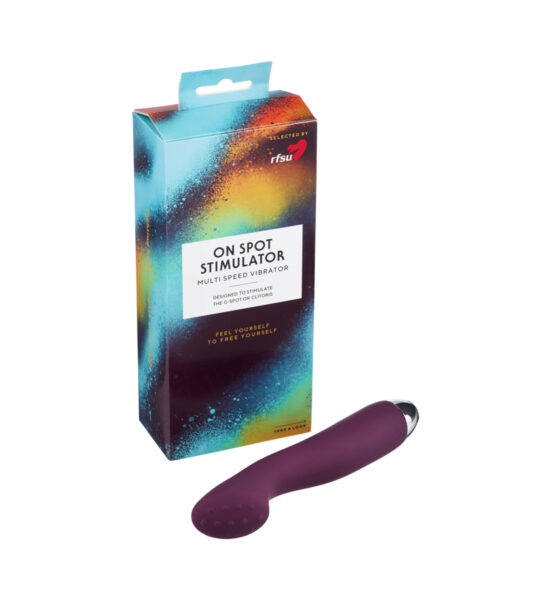 On Spot Stimulator - Vibrator med flatt og fleksibelt hode - RFSU