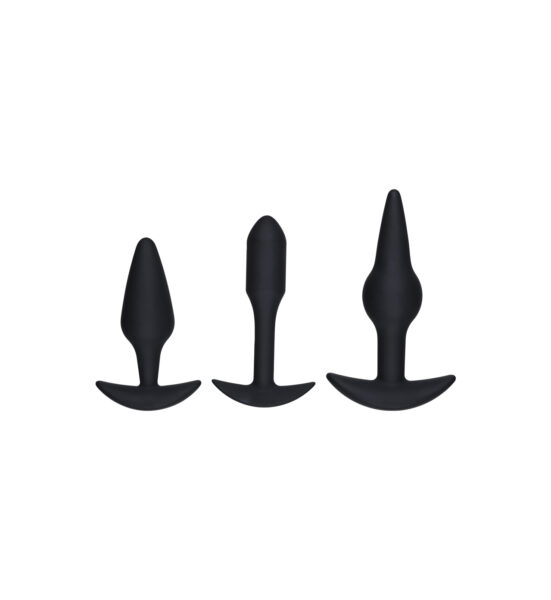 Pleasure Plugs - 3 analplugger i forskjellige varianter - RFSU