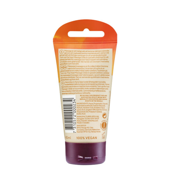 Turn Up The Heat 40ml - EKSTRA HETT GLIDEMIDDEL - RFSU