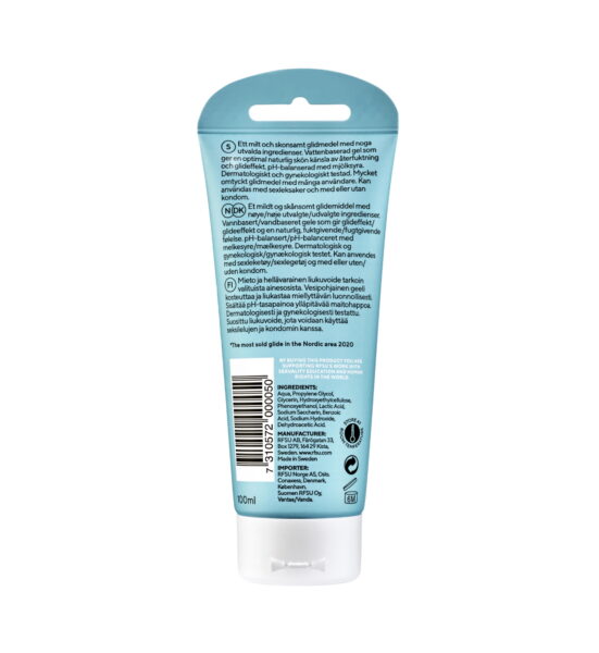 Klick Natural Glide 100ml - Glidemiddel for en naturlig følelse. - RFSU